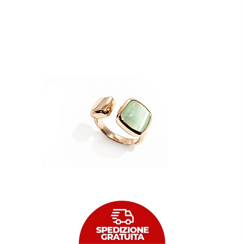 Anello Laguna Dadi verde