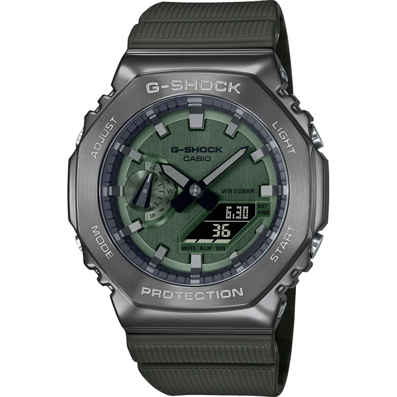 Orologio CASIO G-SHOCK OAK - METAL COVERED - Green Uomo