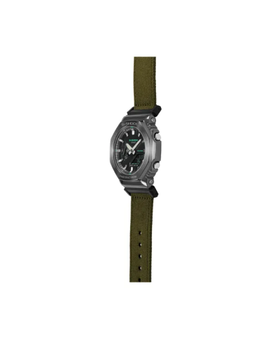 Orologio CASIO G-SHOCK OAK  METAL COVERED - UTILITY SERIE KHAKI GREEN Uomo