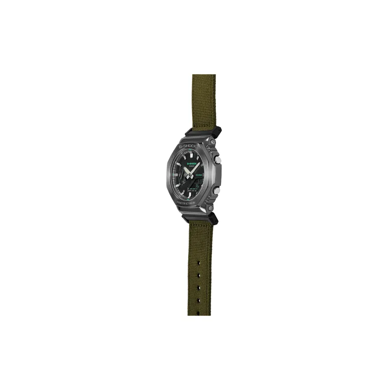 Orologio CASIO G-SHOCK OAK  METAL COVERED - UTILITY SERIE KHAKI GREEN Uomo