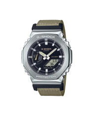 Orologio CASIO G-SHOCK OAK  METAL COVERED - UTILITY SERIE KHAKI BEIGE Uomo