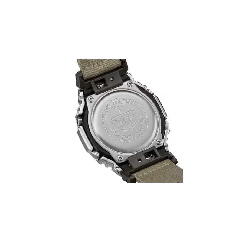 Orologio CASIO G-SHOCK OAK  METAL COVERED - UTILITY SERIE KHAKI BEIGE Uomo