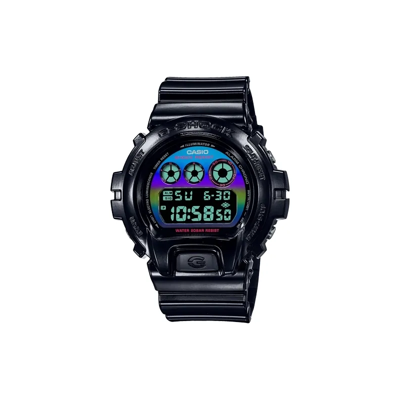 Orologio CASIO G-SHOCK OVERSIZE - VIRTUAL BLACK RAINBOW SERIE ***SPECIAL PRICE*** Uomo