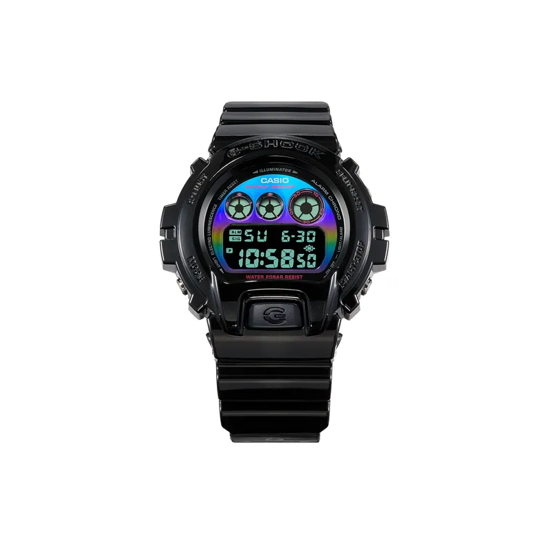 Orologio CASIO G-SHOCK OVERSIZE - VIRTUAL BLACK RAINBOW SERIE ***SPECIAL PRICE*** Uomo