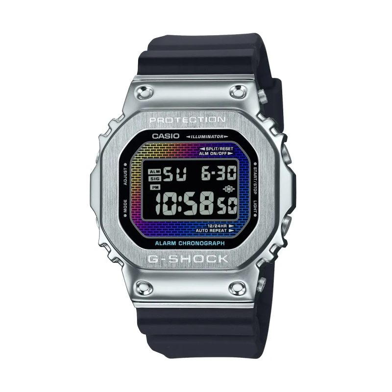 Orologio CASIO G-SHOCK THE ORIGIN METAL COVERED -  RAINBOW BRICK WALL SERIE Uomo