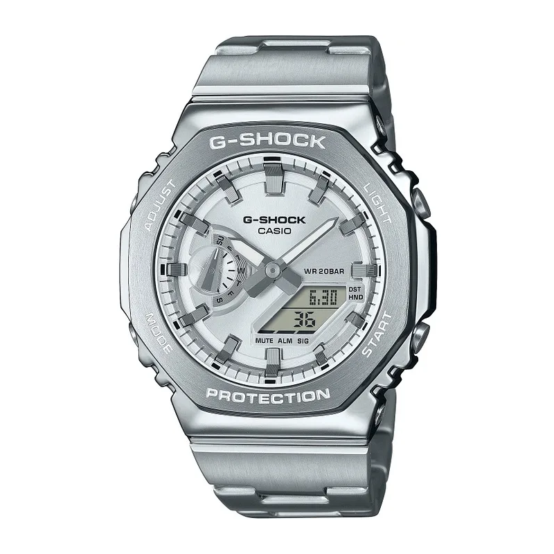 Orologio CASIO G-SHOCK OAK G-STEEL CLASSIC SILVER Uomo