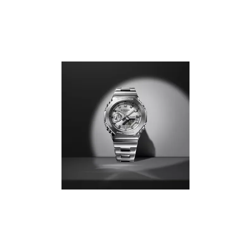 Orologio CASIO G-SHOCK OAK G-STEEL CLASSIC SILVER Uomo