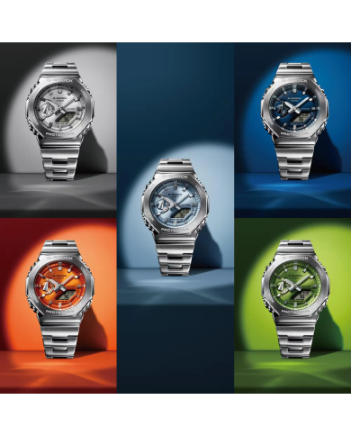 Orologio CASIO G-SHOCK OAK G-STEEL - LIGHT BLUE Uomo