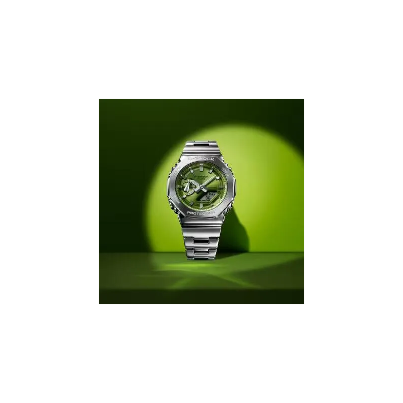 Orologio CASIO G-SHOCK OAK G-STEEL LIME GREEN Uomo