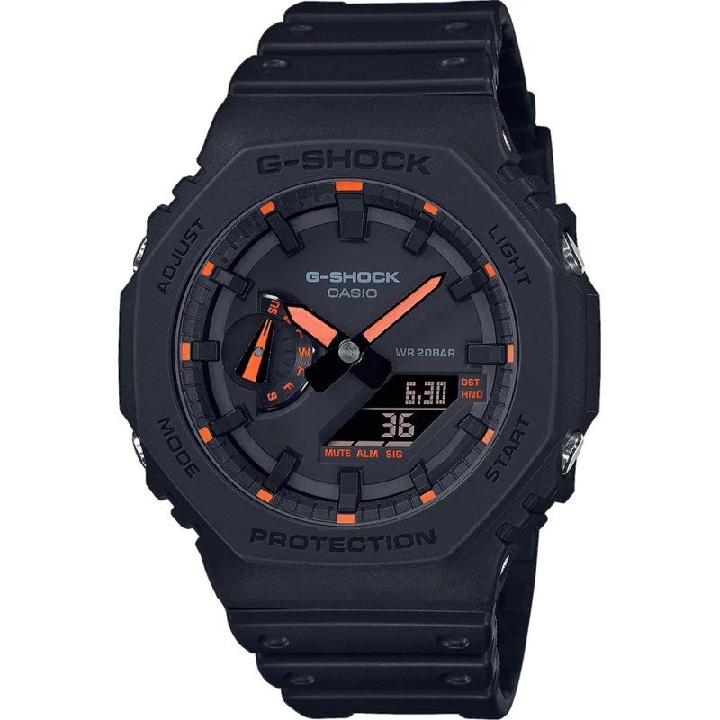 Orologio CASIO G-SHOCK OAK - Neon Orange Index Uomo