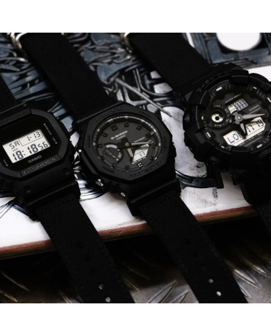 Orologio CASIO G-SHOCK OAK BLACK CORDURA ECO FABRIC STRAP Uomo