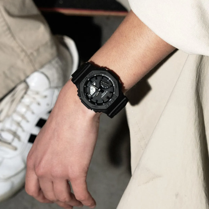 Orologio CASIO G-SHOCK OAK BLACK CORDURA ECO FABRIC STRAP Uomo