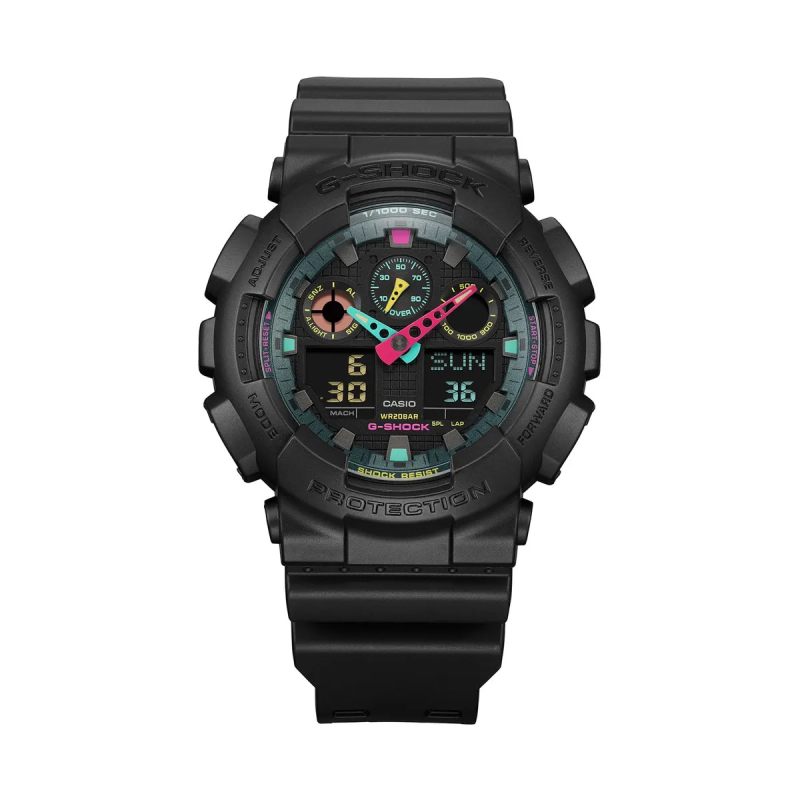 Orologio CASIO G-SHOCK OVERSIZE - MATTE FLUO SERIE - BLACK Uomo