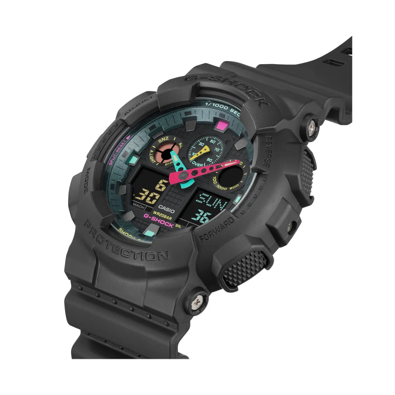 Orologio CASIO G-SHOCK OVERSIZE - MATTE FLUO SERIE - BLACK Uomo