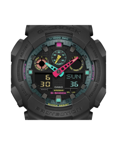 Orologio CASIO G-SHOCK OVERSIZE - MATTE FLUO SERIE - BLACK Uomo