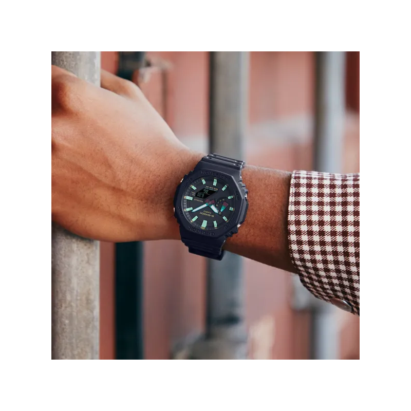 Orologio CASIO G-SHOCK OAK BLACK & RUST SERIE Uomo