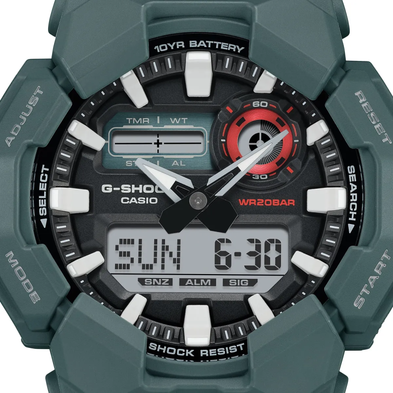 Orologio CASIO G-SHOCK NEW RUGGED BASIC Analog-Digital 10-Year Battery Uomo