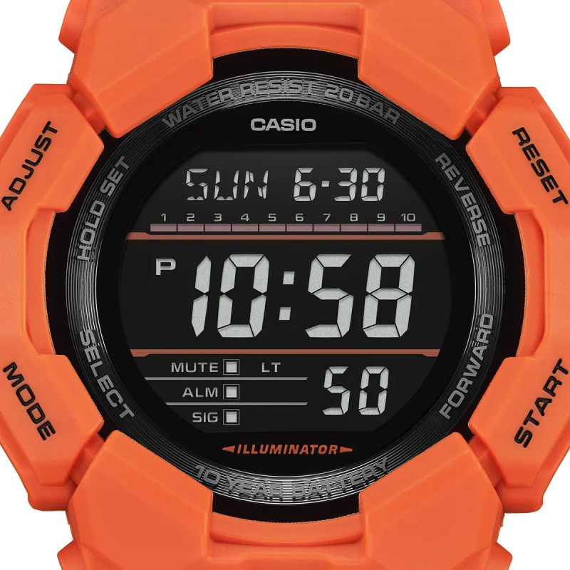 Orologio CASIO G-SCHOCK GRAND DIGIT - ORANGE Uomo