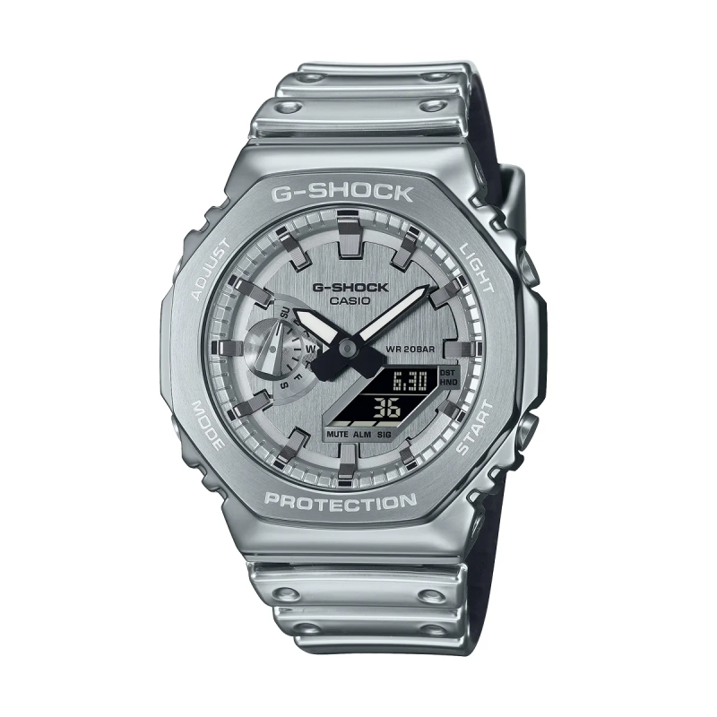 Orologio CASIO G-SHOCK G-STEEL - FINE METALLIC SERIES - SILVER Uomo