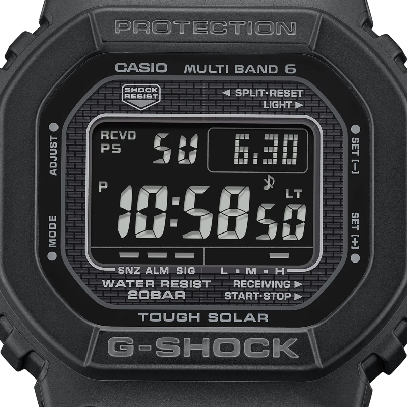 Orologio CASIO G-SHOCK THE NEW ORIGIN Multiband 6 - TOUGH SOLAR - FULL BLACK Uomo