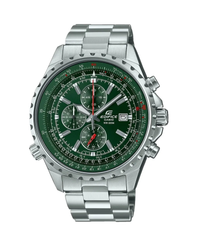 Orologio CASIO EDIFICE SLIDE RULE XL CHRONO - GREEN Uomo