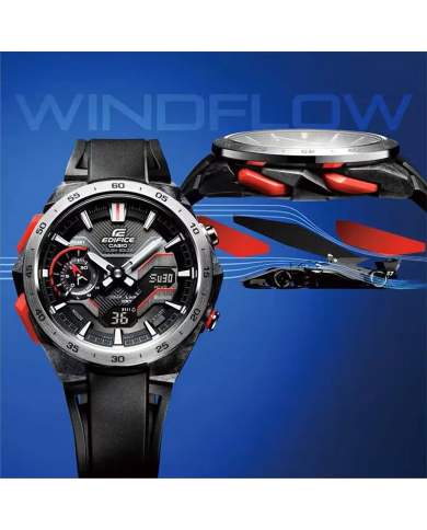 Orologio CASIO EDIFICE WINDFLOW - F1 Chronograph. Tough Solar. Uomo