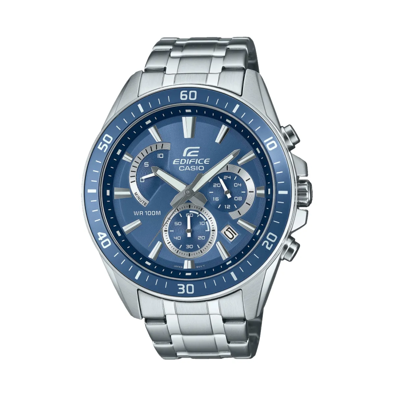 Orologio CASIO EDIFICE RETROGRADE CHRONOGRAPH XL - BLUE AVIO Uomo