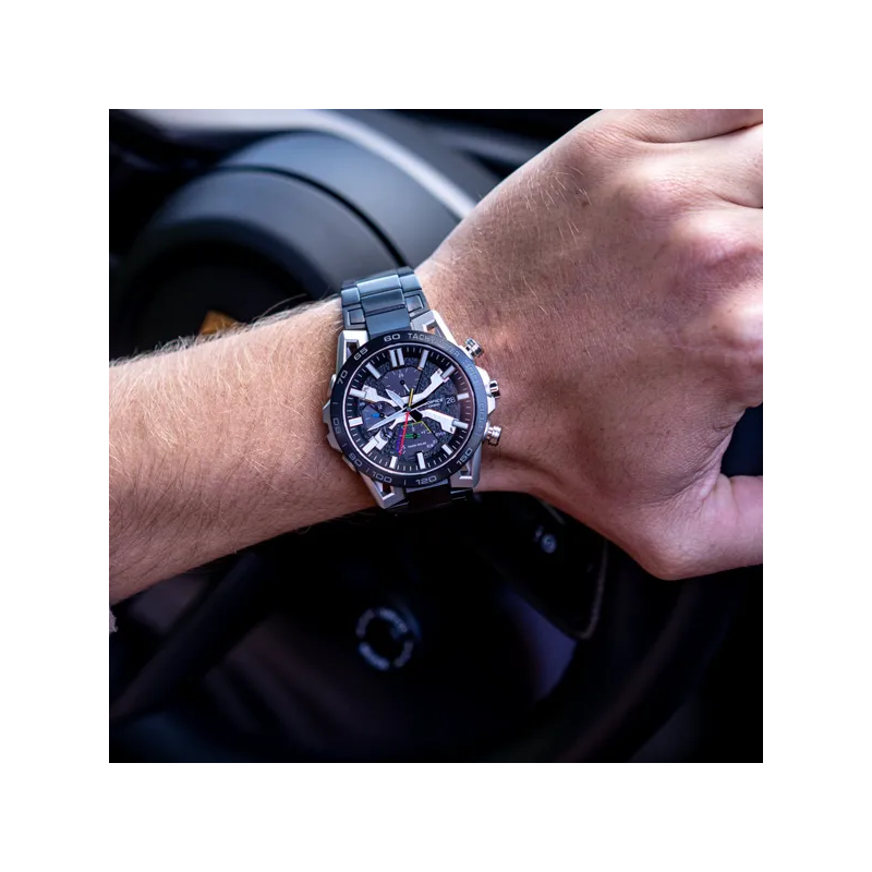 Orologio CASIO EDIFICE SOSPENSIONE RACING MULTICOLOR BLUETOOTHÂ® ION-PLATED STRAP TOUGH SOLAR ***SPECIAL PRICE*** Uomo