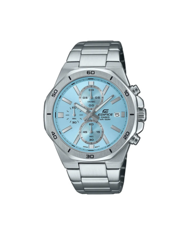 Orologio CASIO EDIFICE OCTAGONAL CHRONOGRAPH - LIGHT BLUE Uomo