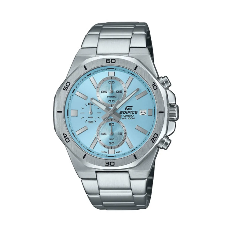 Orologio CASIO EDIFICE OCTAGONAL CHRONOGRAPH - LIGHT BLUE Uomo