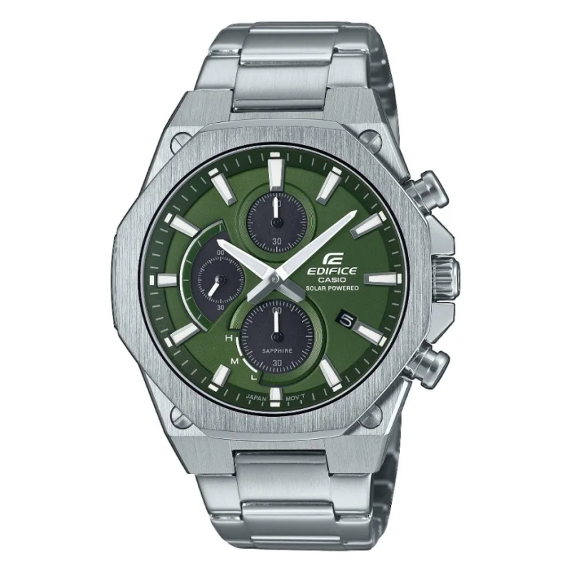 Orologio CASIO EDIFICE CHRONOGRAPH SLIM SAPPHIRE - GREEN New! Uomo
