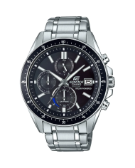 Orologio CASIO EDIFICE SLIM SOLAR POWERED CHRONOGRAPH - BLACK Uomo