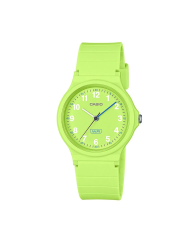 Orologio CASIO TIMELESS COLLECTION POP - BIO RESIN STRAP - LEMON GREEN Donna