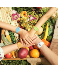 Orologio CASIO TIMELESS COLLECTION POP - BIO RESIN STRAP - LEMON GREEN Donna