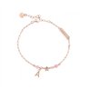 Bracciale stella in argento 925 rosa