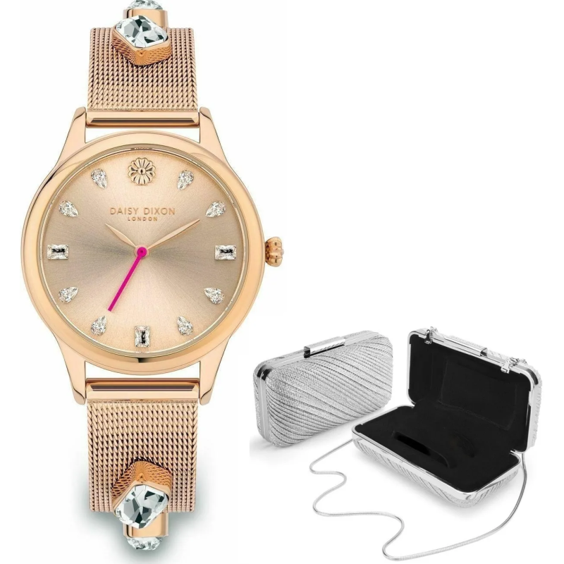 Orologio DAISY DIXON LILY 11 + CLUTCH BAG Special Pack Donna