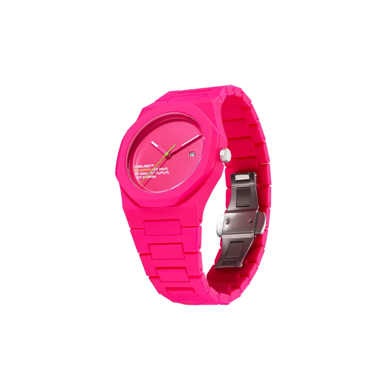 Orologio D1 MILANO POLYCARBON HOT PINK Uomo