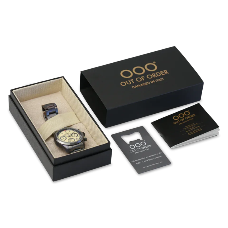 CREAM SPORTY CRONOGRAFO - STAINLESS STEEL