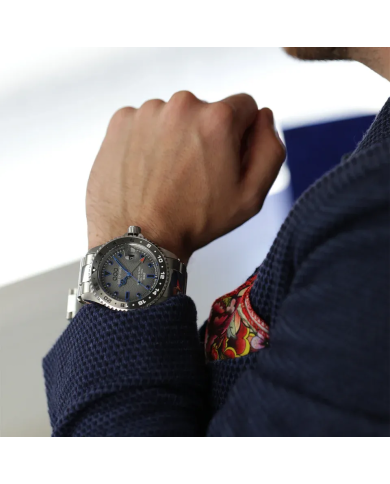 GMT TOKYO SHIBUYA ULTRA BRUSHED - SWISS MADE