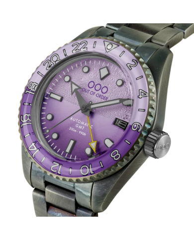 DARK VIOLET AUTOMATIC GMT - ULTRA DISTRESSED