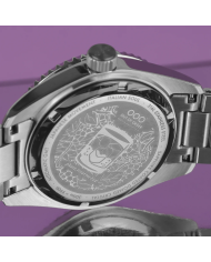 DARK VIOLET AUTOMATIC GMT - ULTRA BRUSHED