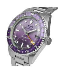 DARK VIOLET AUTOMATIC GMT - ULTRA BRUSHED