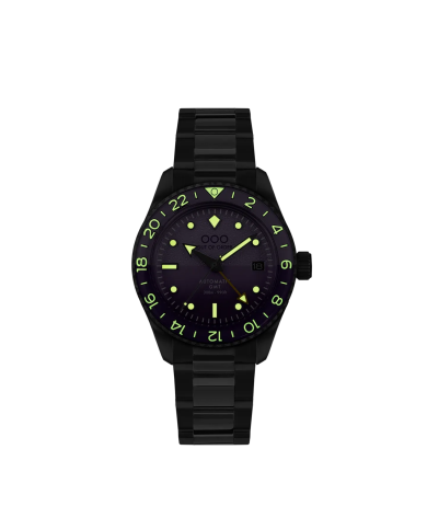 DARK VIOLET AUTOMATIC GMT - ULTRA BRUSHED