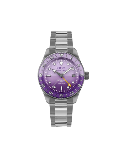 DARK VIOLET AUTOMATIC GMT - ULTRA BRUSHED