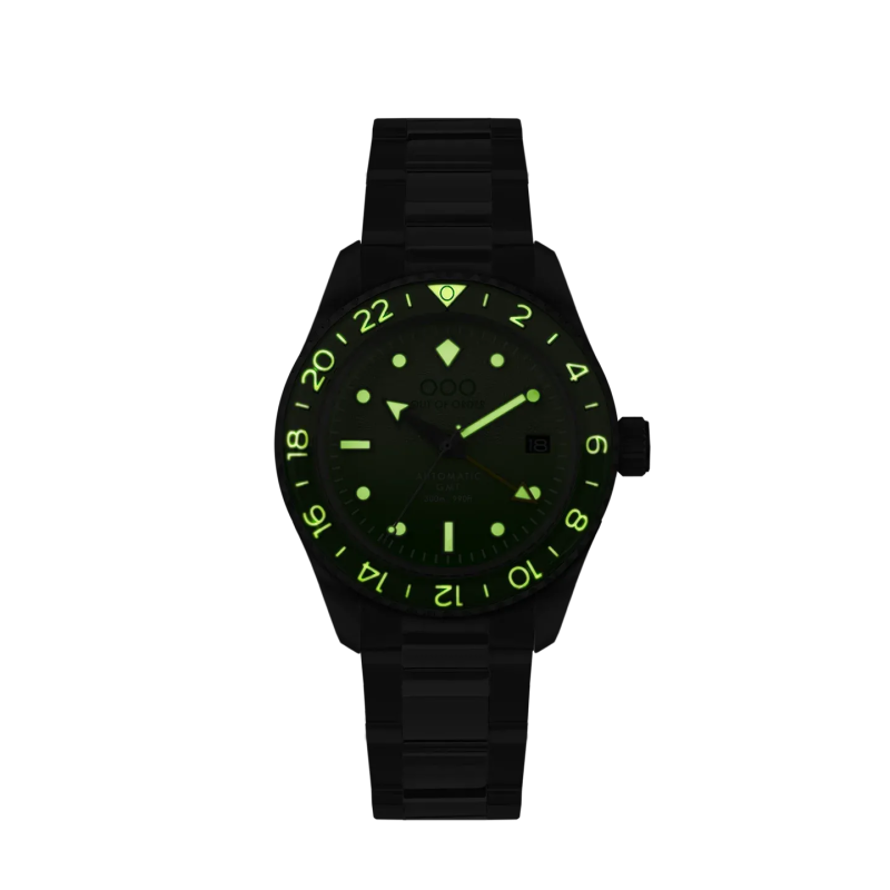 MIDORI AUTOMATIC GMT - ULTRA BRUSHED