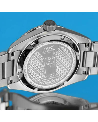 BOMBA BLU AUTOMATIC GMT - ULTRA BRUSHED