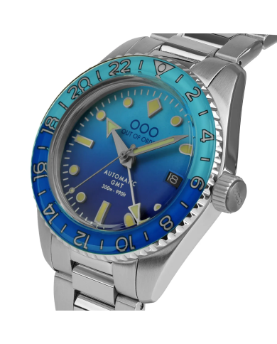 BOMBA BLU AUTOMATIC GMT - ULTRA BRUSHED