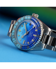 BOMBA BLU AUTOMATIC GMT - ULTRA BRUSHED
