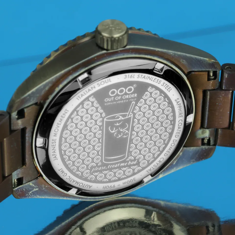 BOMBA BLU AUTOMATIC GMT - ULTRA DISTRESSED