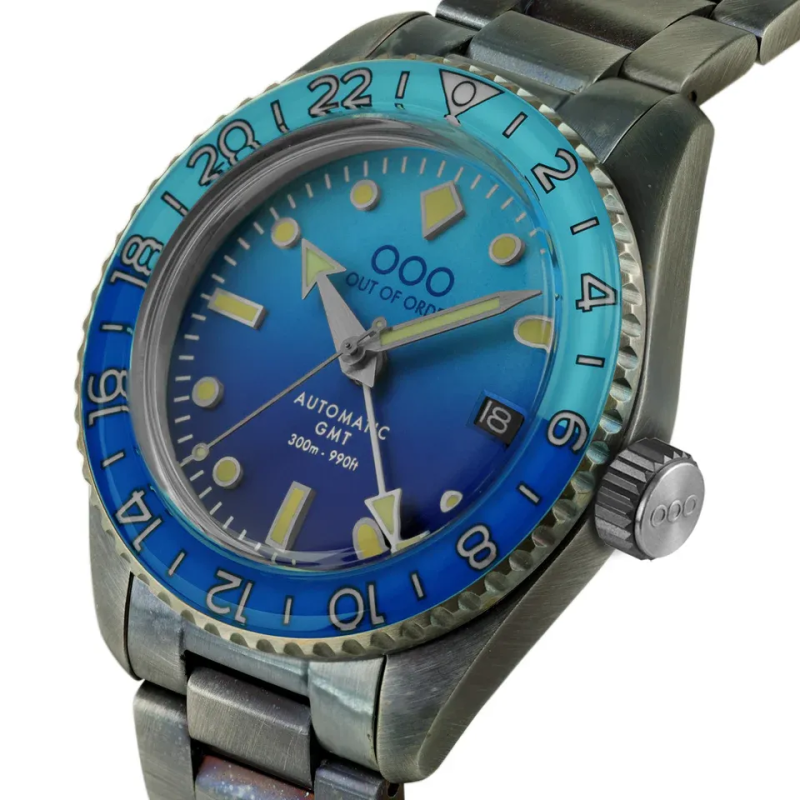 BOMBA BLU AUTOMATIC GMT - ULTRA DISTRESSED